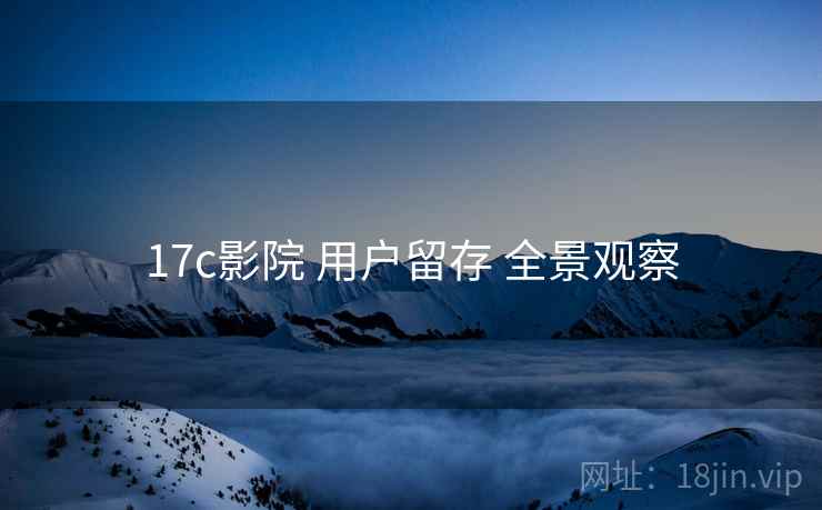 17c影院 用户留存 全景观察  第2张