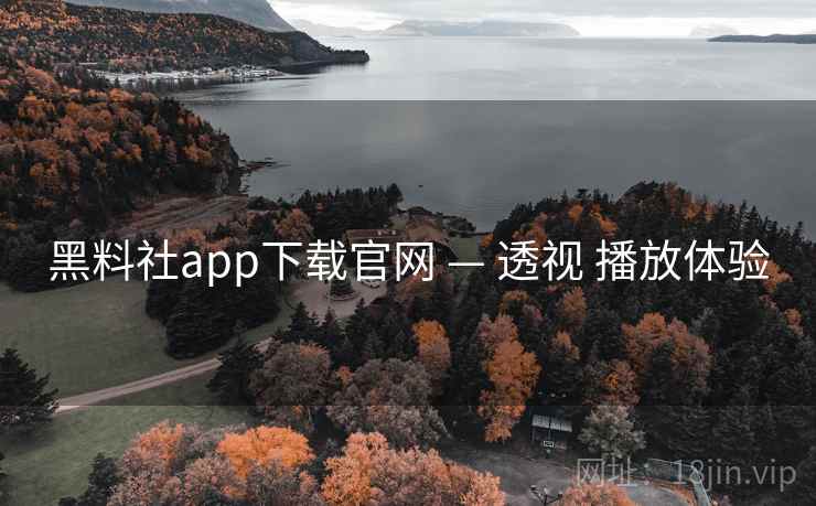 黑料社app下载官网 — 透视 播放体验 第1张 黑料社app下载官网 — 透视 播放体验 第1张