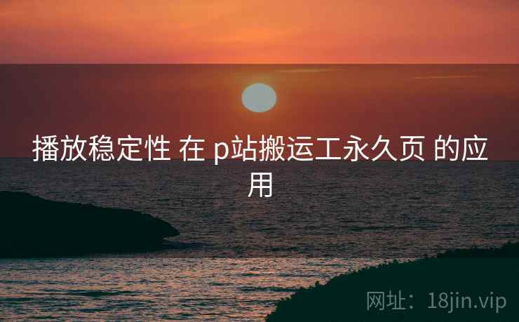 播放稳定性 在 p站搬运工永久页 的应用 第2张 播放稳定性 在 p站搬运工永久页 的应用 第2张