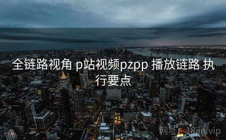 全链路视角 p站视频pzpp 播放链路 执行要点 第1张 全链路视角 p站视频pzpp 播放链路 执行要点 第1张